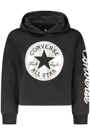 Converse Girls' Sweatshirt — Black