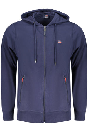 NORWAY 1963 MEN'S BLUE ZIP-UP SWEATSHIRT