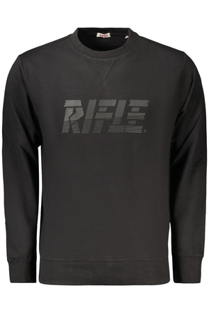 Rifle Men's Black Zip-Up Sweatshirt
