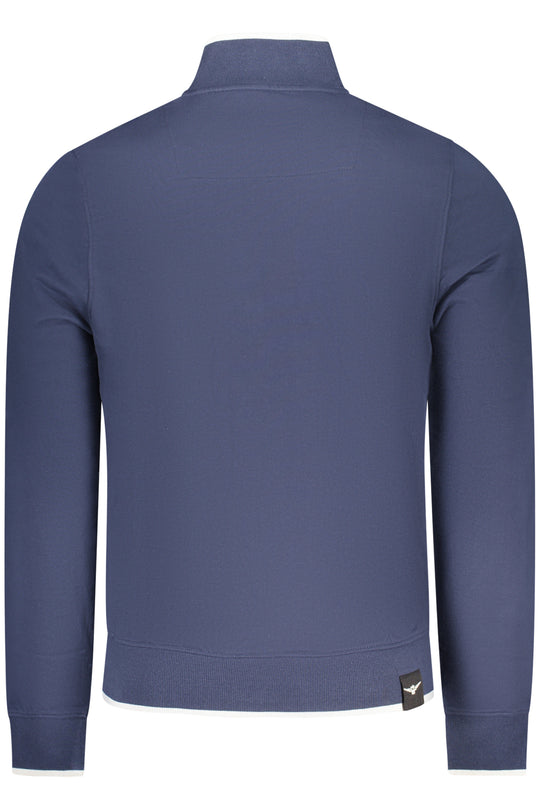 Accademia Militare Military Academy Men's Blue Zip-Up Sweatshirt