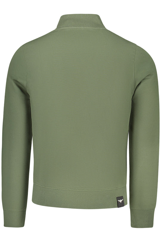 Accademia Militare Military Academy Men's Green Zip-Up Sweatshirt