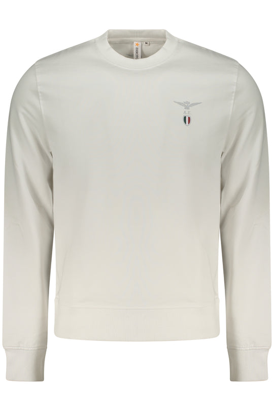 Accademia Militare Military Academy Men's White Zip-Up Sweatshirt