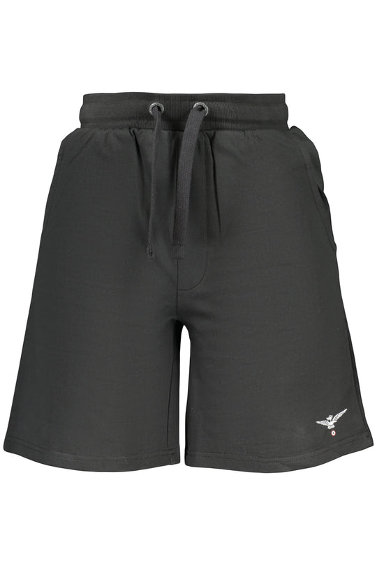 Accademia Militare Military Academy Men's Black Short Tracksuit Trousers