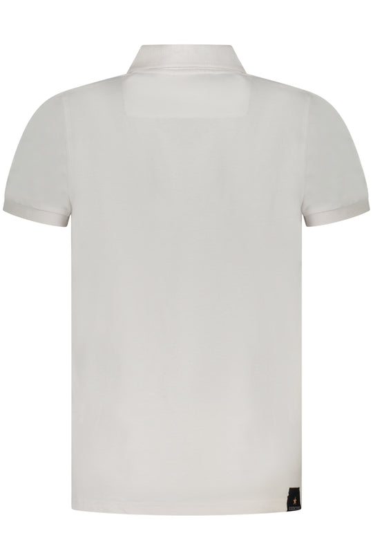 Accademia Militare Military Academy Men's Short Sleeve Polo White