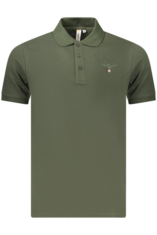 Accademia Militare Military Academy Men's Short-Sleeved Polo Shirt, Green