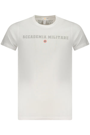 Accademia Militare Military Academy Short Sleeve T-Shirt Men White