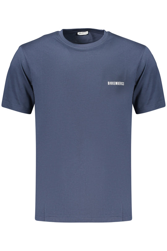 Bikkembergs Men's Short-Sleeve T-Shirt Blue