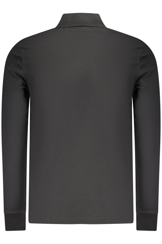 BOSS Men's Long-Sleeved Polo Shirt Black