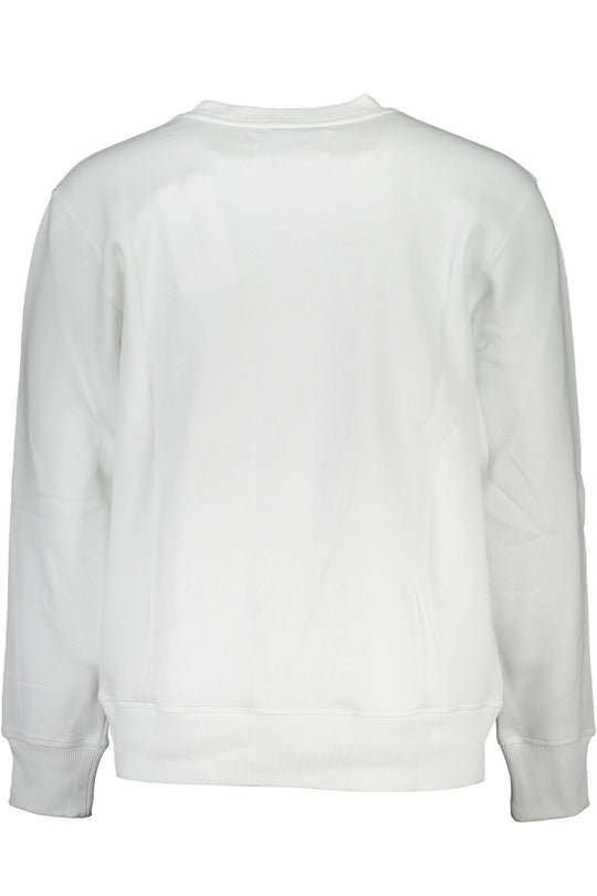 Calvin Klein Men's White Zipless Sweatshirt