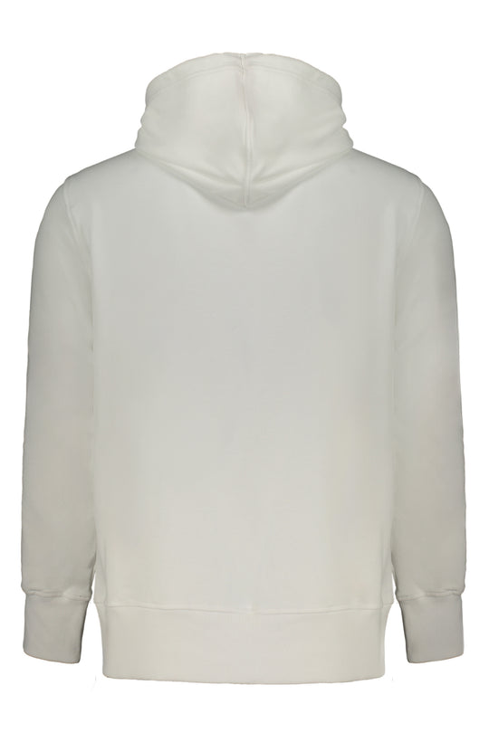 Calvin Klein Men's White Zipless Sweatshirt