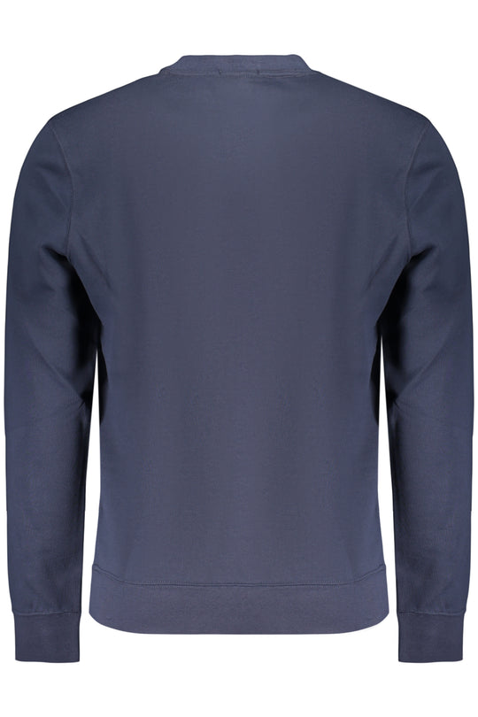 CALVIN KLEIN MEN'S BLUE ZIP-UP SWEATSHIRT