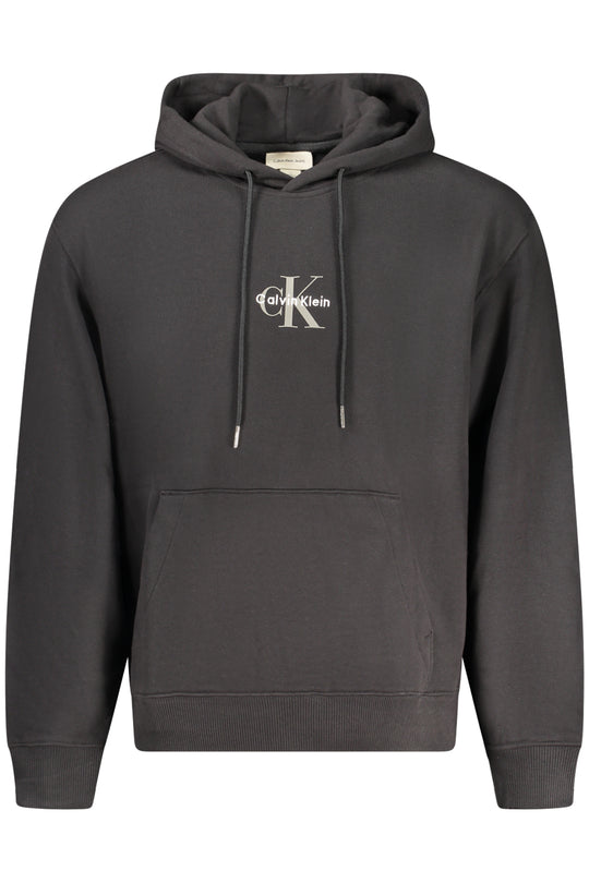 Calvin Klein Men's Black Zip-Up Sweatshirt