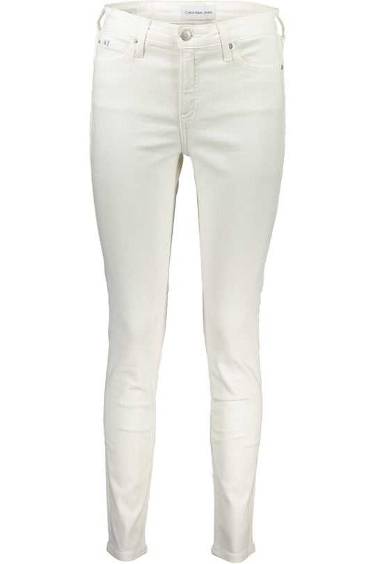 Calvin Klein Women's Denim Jeans White