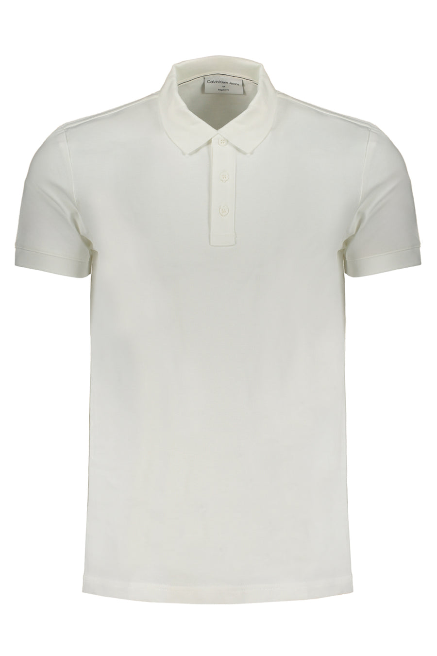 Calvin Klein Men's White Short Sleeve Polo Shirt