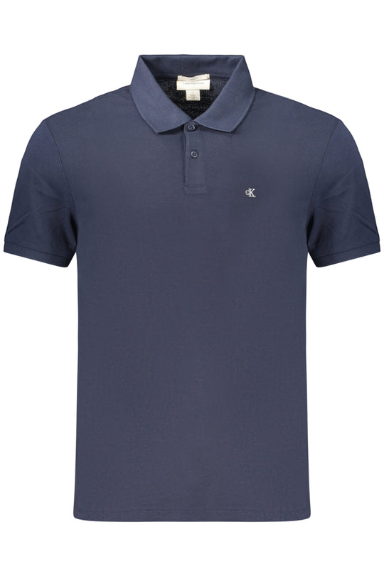 Calvin Klein Men's Short-Sleeve Polo Shirt, Blue