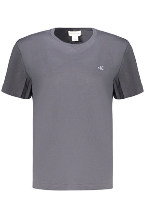 CALVIN KLEIN T-SHIRT DE MANGA CURTA CINZENTA PARA SENHORA