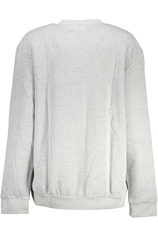 Cavalli Class Women's Gray Zipless Sweatshirt