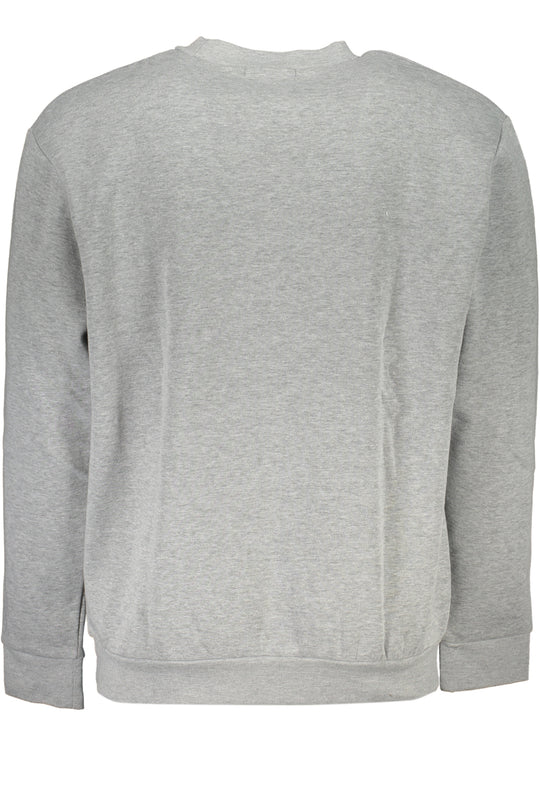 Cavalli Class Men's Gray Zipless Sweatshirt