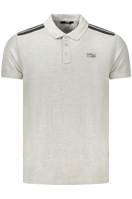Cavalli Class Polo Short Sleeves Men Grey