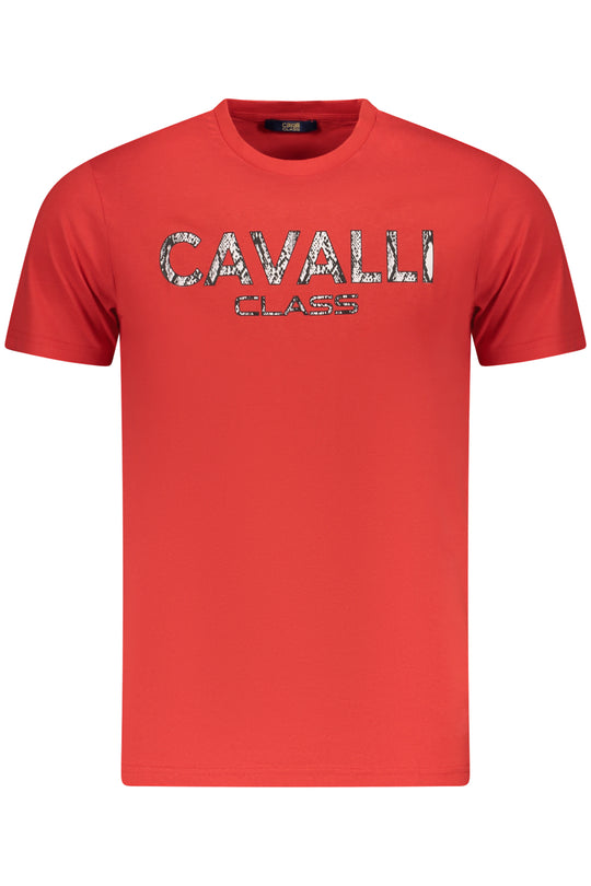Cavalli Class Short Sleeve T-Shirt Men Red