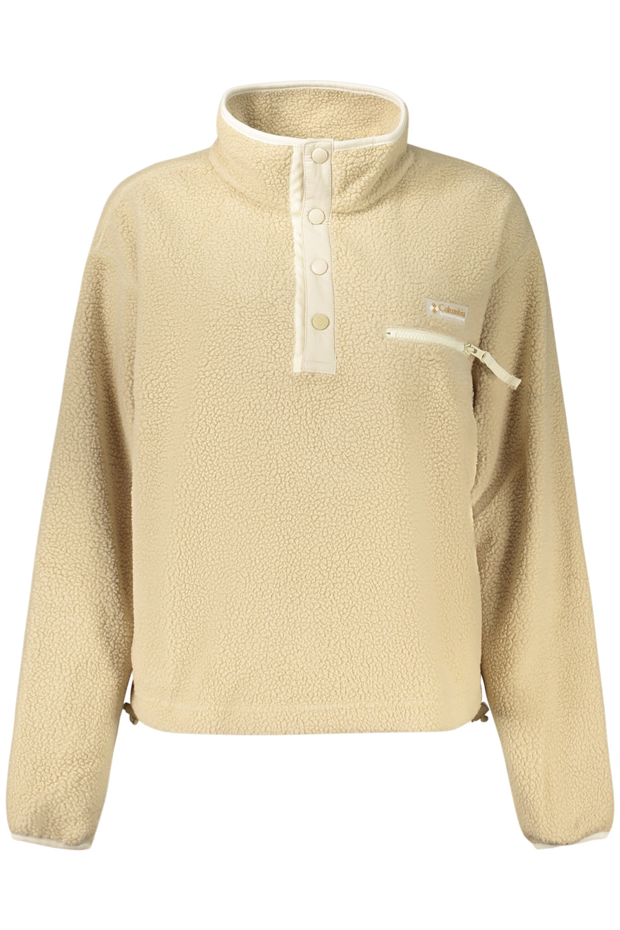 Columbia Women's Zip-Up Sweatshirt in Beige