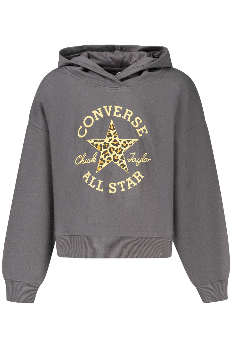 Converse Girls' Zip-Up Hoodie, Black