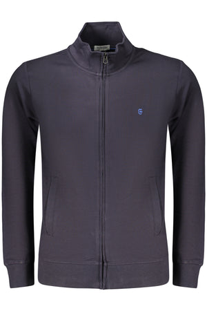 Coveri Moving Men's Blue Zip-Up Sweatshirt