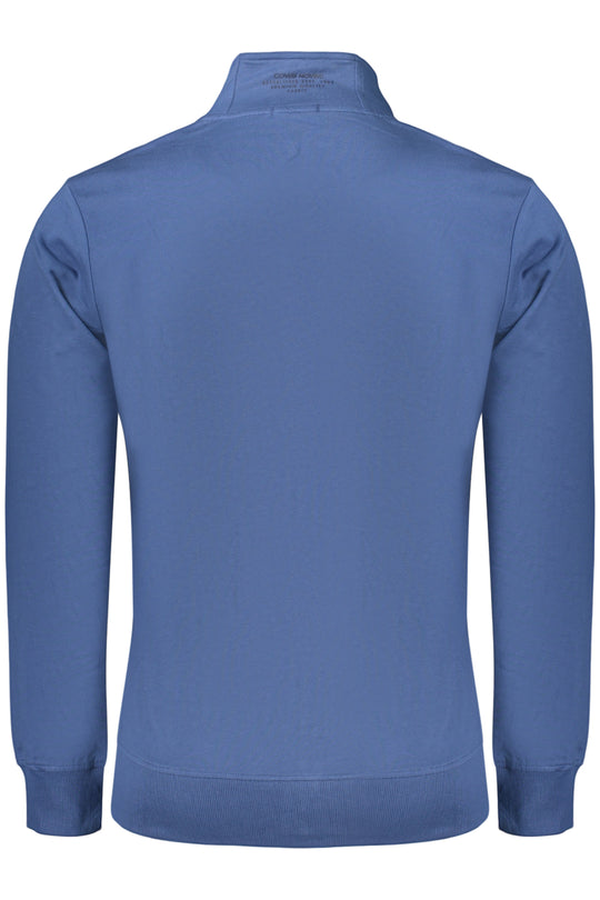 Coveri Moving Men's Blue Zip-Up Sweatshirt