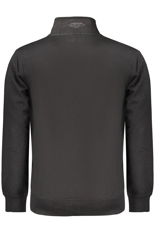 Coveri Moving Men's Black Zip-Up Sweatshirt