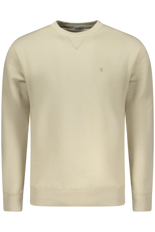 Coveri Moving Men's Zip-Less Sweatshirt, Beige