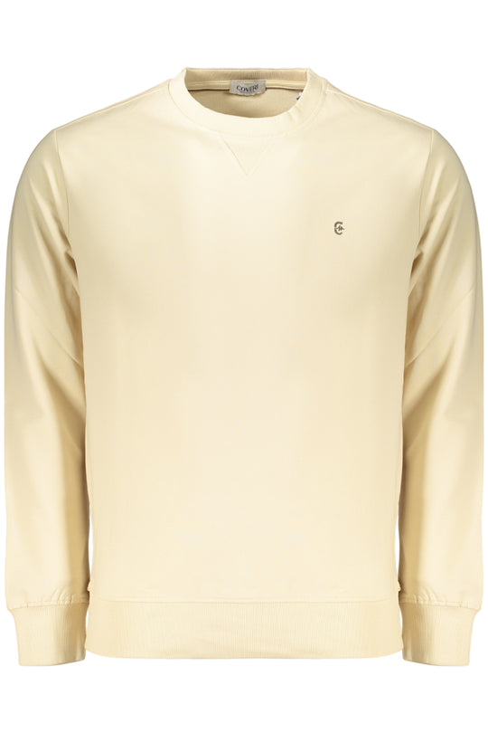 Coveri Moving Men's Zip-Less Sweatshirt, Beige
