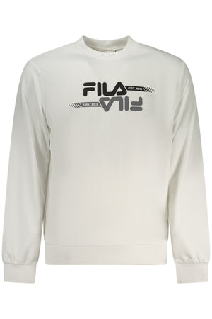 Fila Men's White Zip-Up Sweatshirt