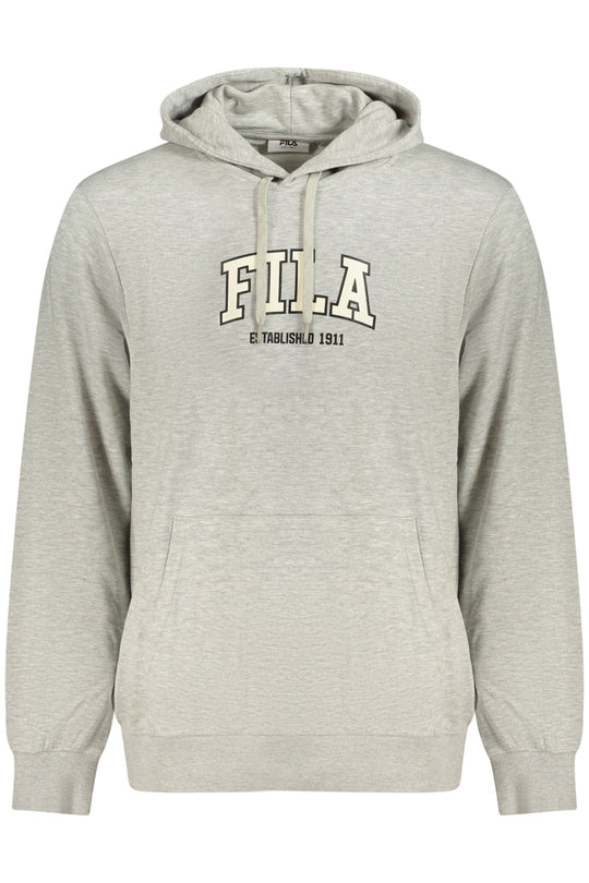 Fila Men's Gray Zip-Up Sweatshirt