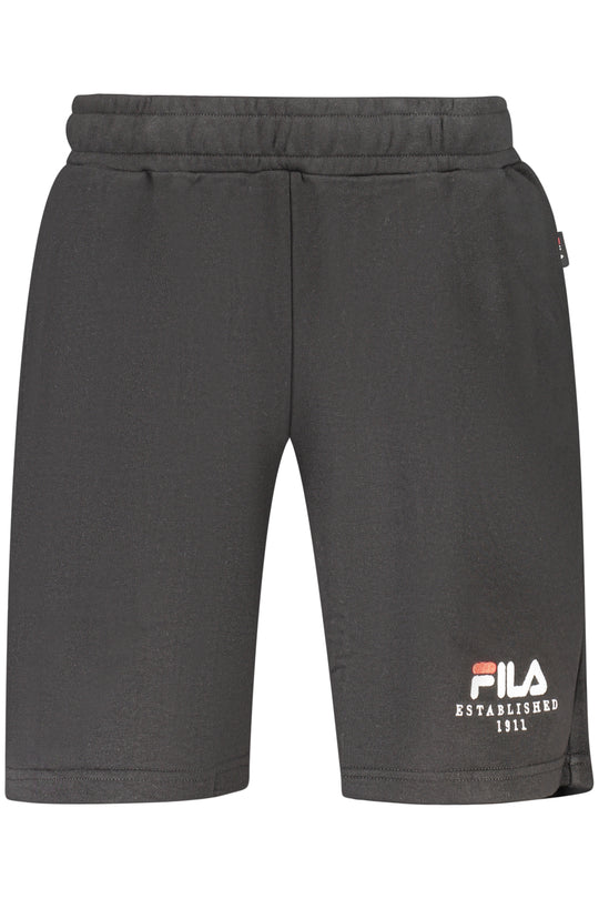 Fila Men's Black Short Tracksuit Pants