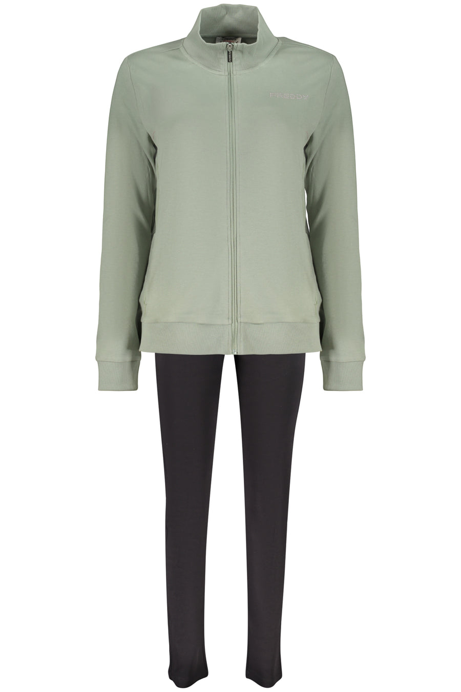 Freddy Women's Green Zip-Up Sweatshirt