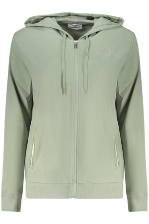 Freddy Women's Green Zip-Up Sweatshirt