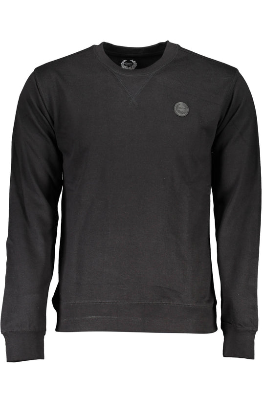 Gian Marco Venturi Men's Black Zip-Less Sweatshirt