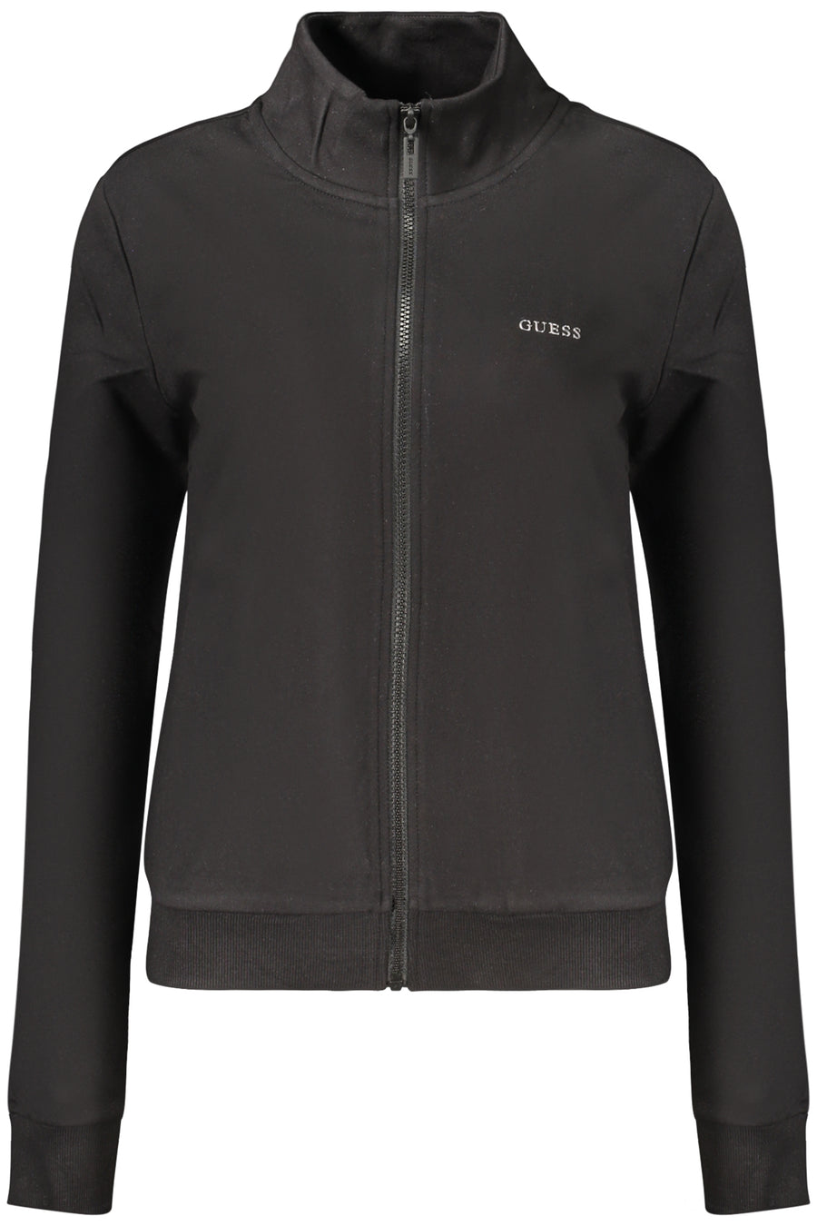 Guess Jeans Women's Black Zip-Up Sweatshirt
