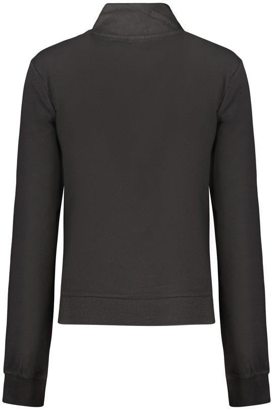 Guess Jeans Women's Black Zip-Up Sweatshirt