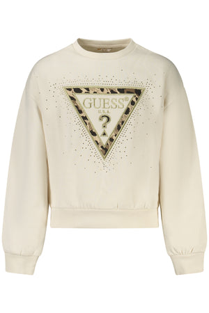 Guess Jeans Zip-Up Sweatshirt for Girls, White