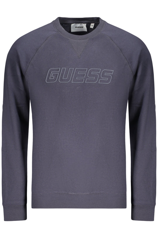 Guess Jeans Men's Blue Zip-Up Sweatshirt