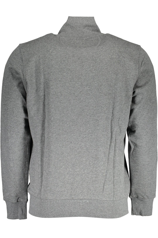 La Martina Men's Gray Zipped Sweatshirt