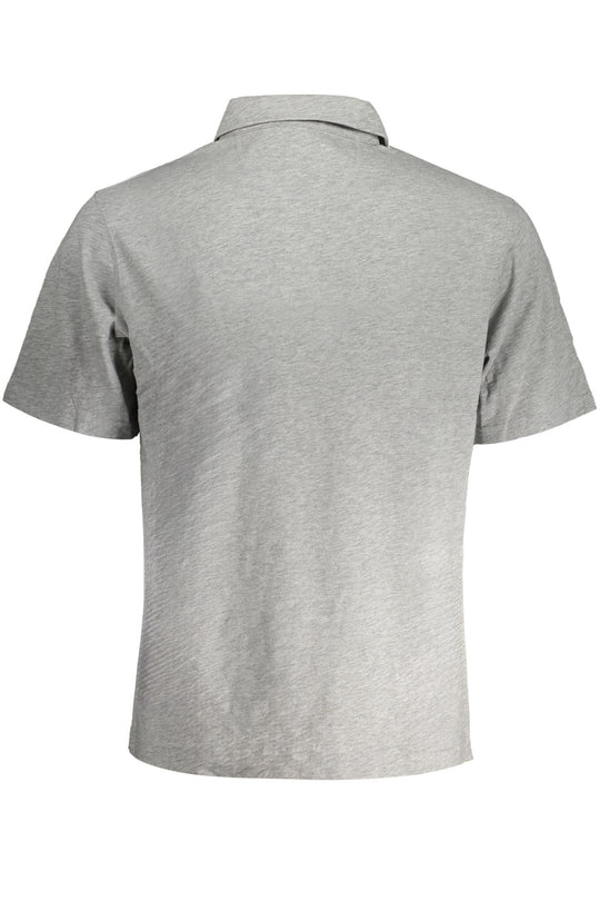 La Martina Men's Gray Short Sleeved Polo Shirt