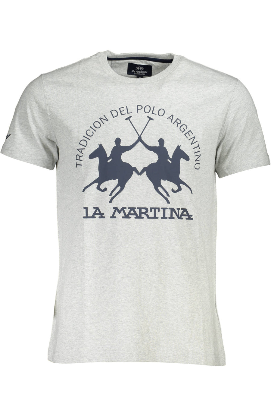 La Martina Short Sleeve T-Shirt Men Grey