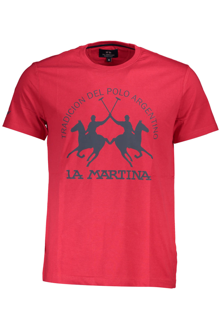 La Martina Men's Short Sleeve T-Shirt Red