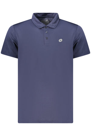 Lotto Men's Short-Sleeved Polo Shirt Blue