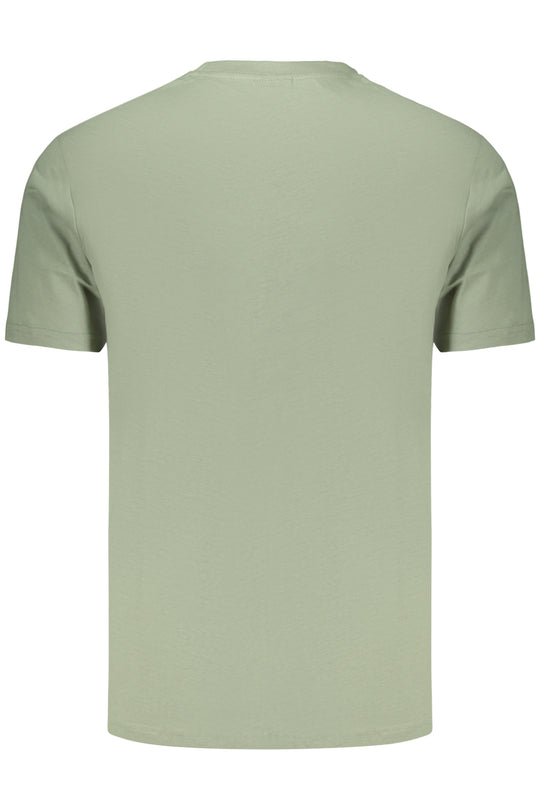 LOTTO MEN'S SHORT-SLEEVED GREEN T-SHIRT
