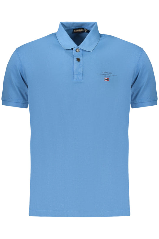 Napapijri Men's Short-Sleeve Polo Shirt, Blue