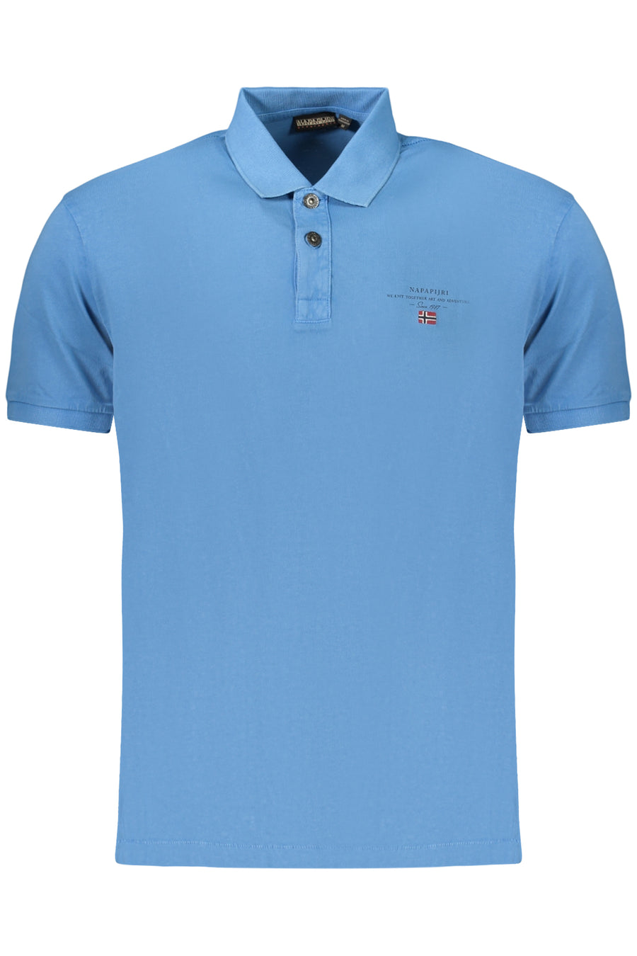 Napapijri Men's Short-Sleeve Polo Shirt, Blue