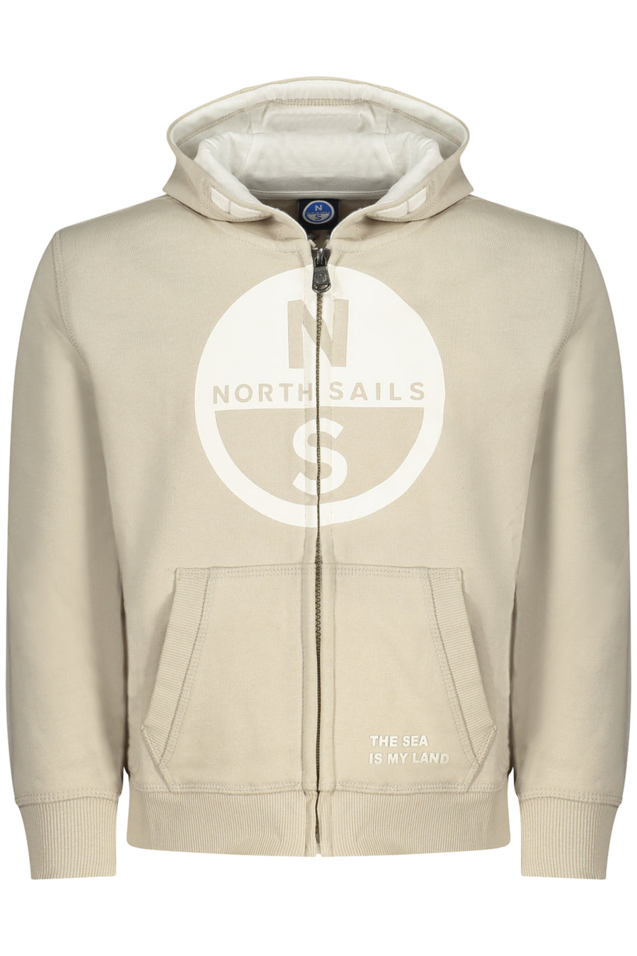 North Sails Children's Beige Zip-Up Sweatshirt